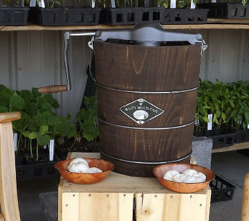 White Mountain Ice Cream Maker Blue Ridge Mountain Ice Cream Maker Store